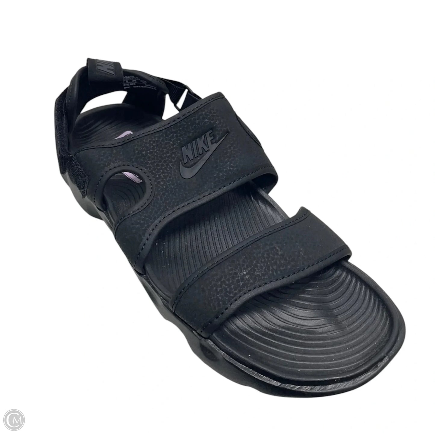 Sandals Flats By Nike In Black, Size: 8