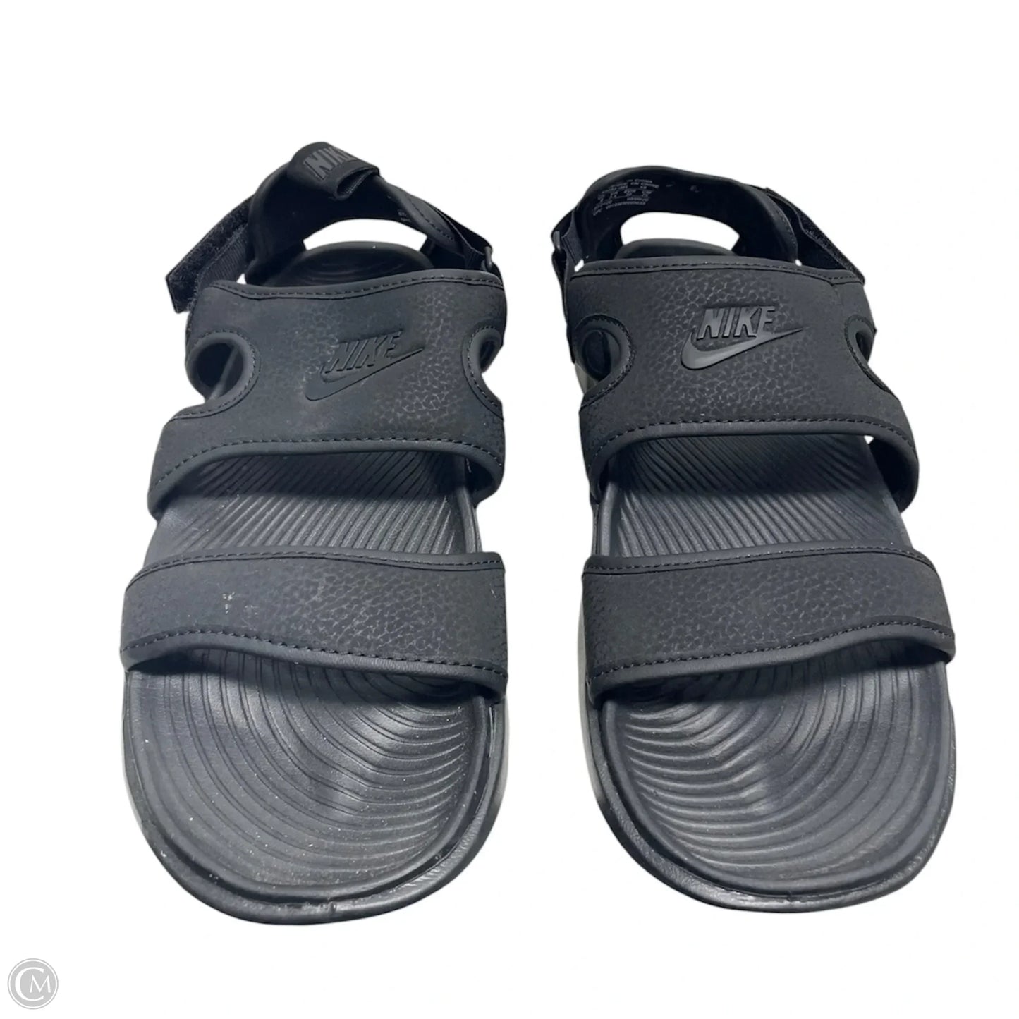 Sandals Flats By Nike In Black, Size: 8