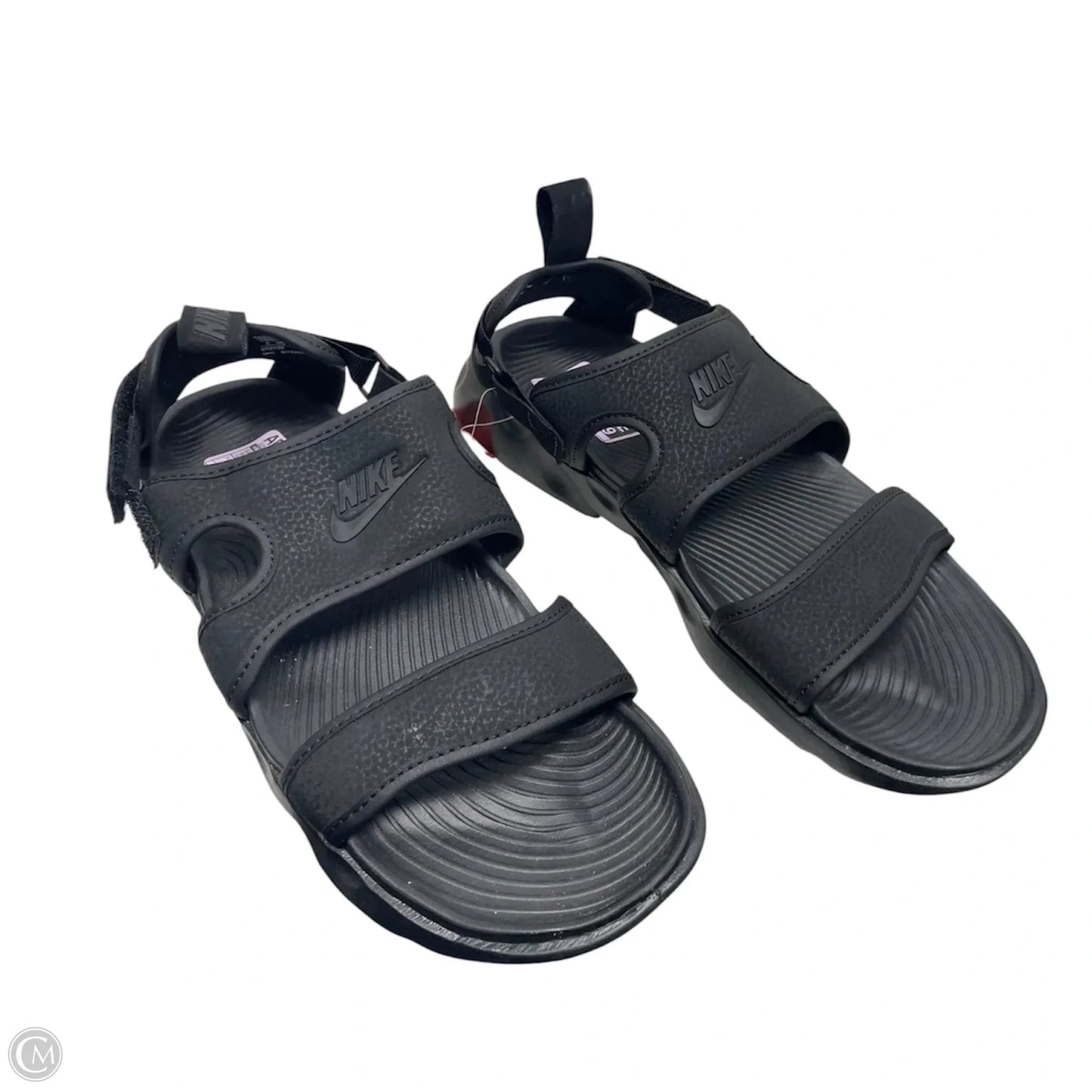 Sandals Flats By Nike In Black, Size: 8