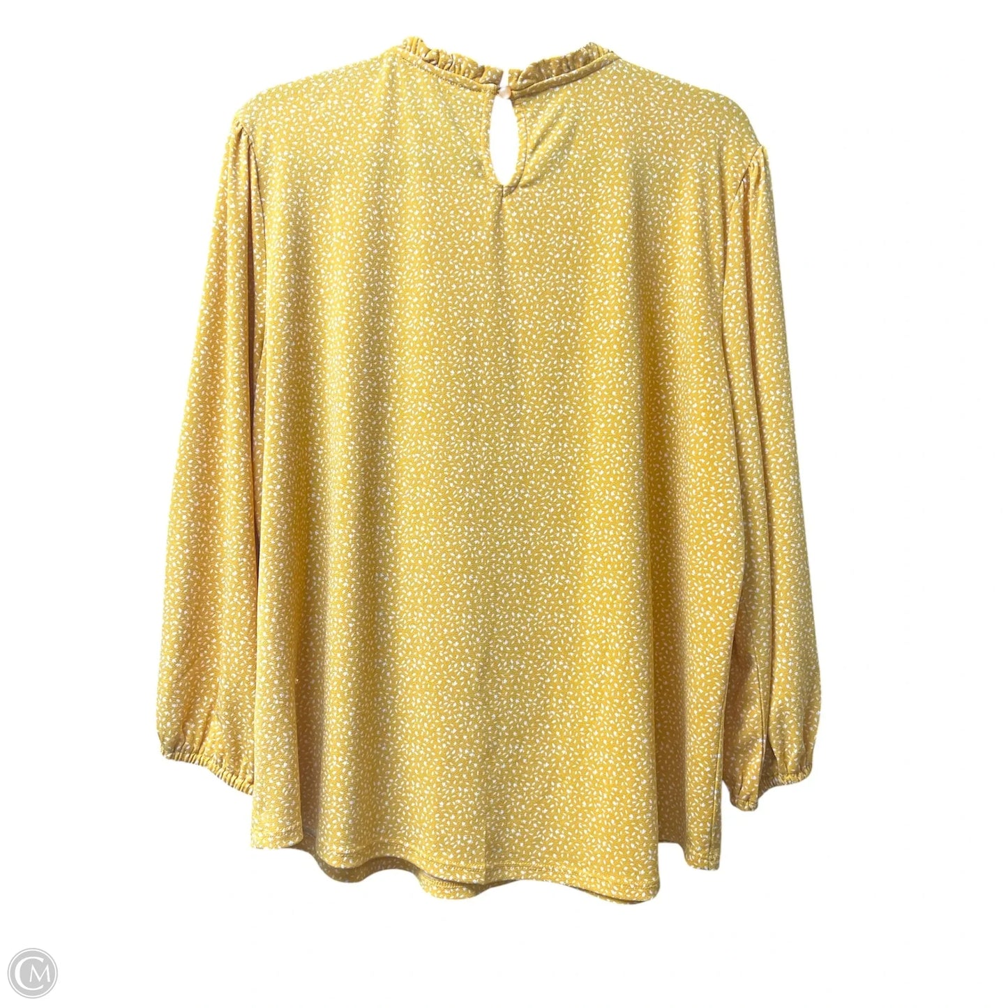 Top Long Sleeve By Adrianna Papell In Orange, Size: Xl