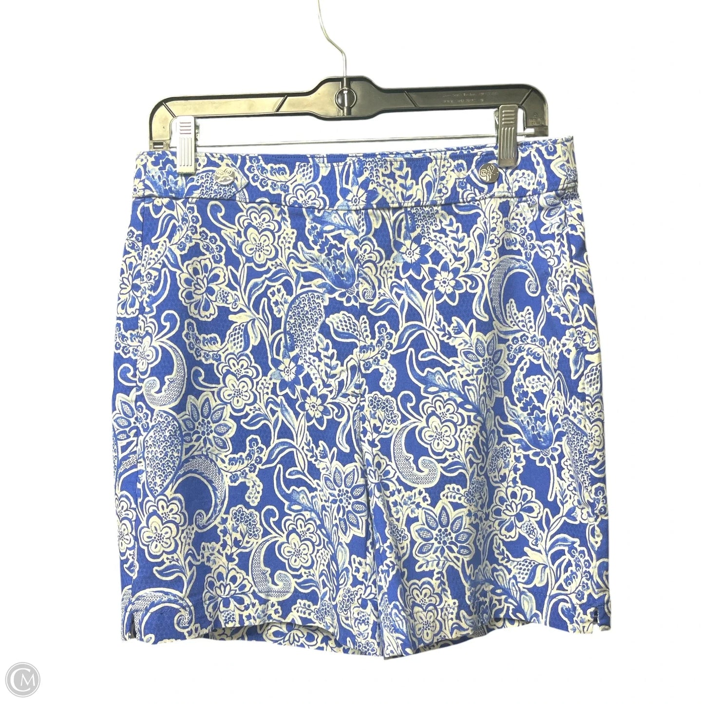 Shorts By Rafaella In Blue & White, Size: M