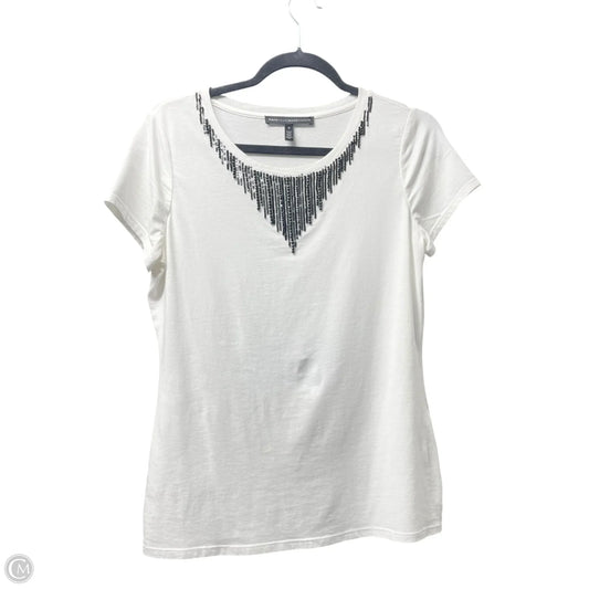 Top Short Sleeve By White House Black Market In White, Size: S