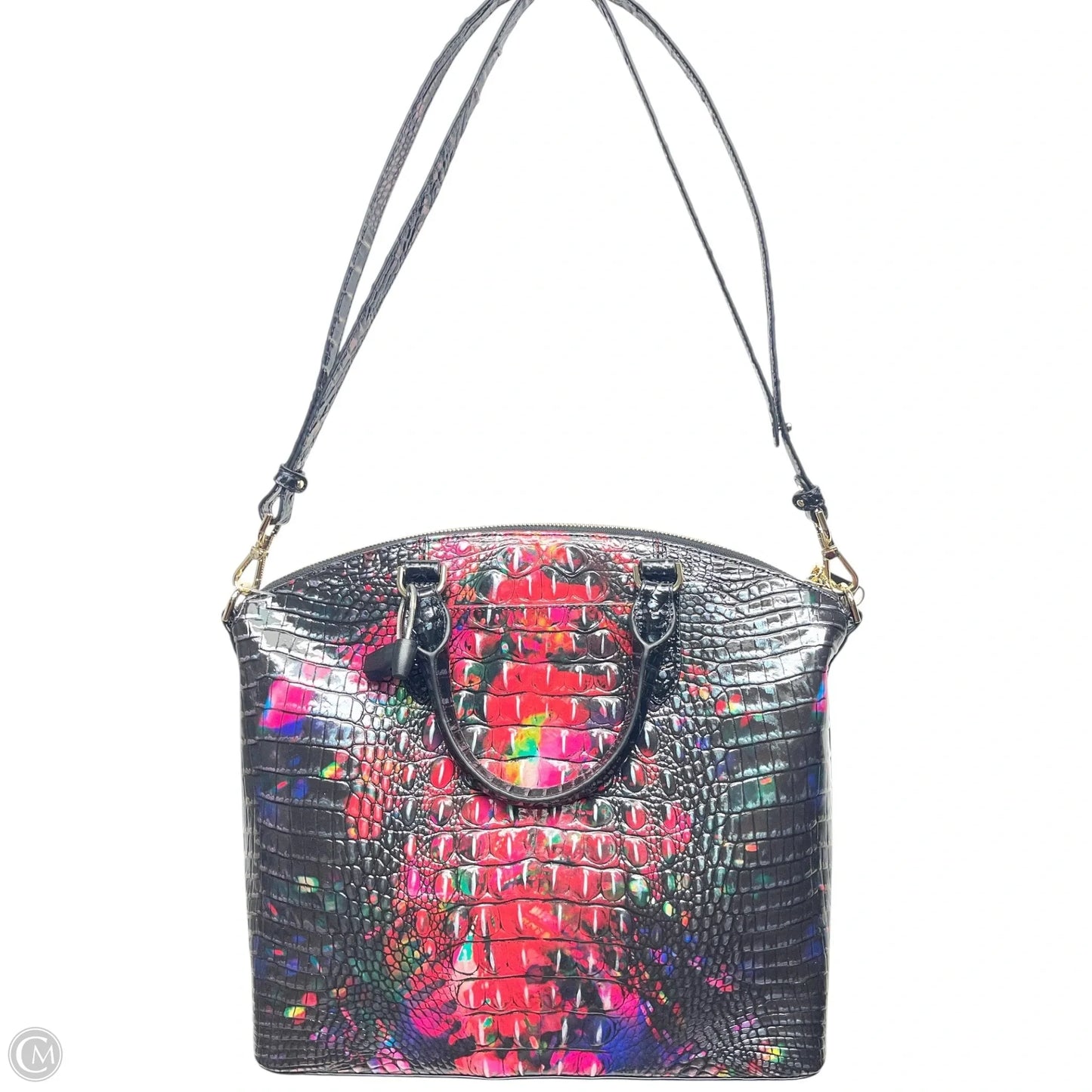 Handbag Designer By Brahmin, Size: Large