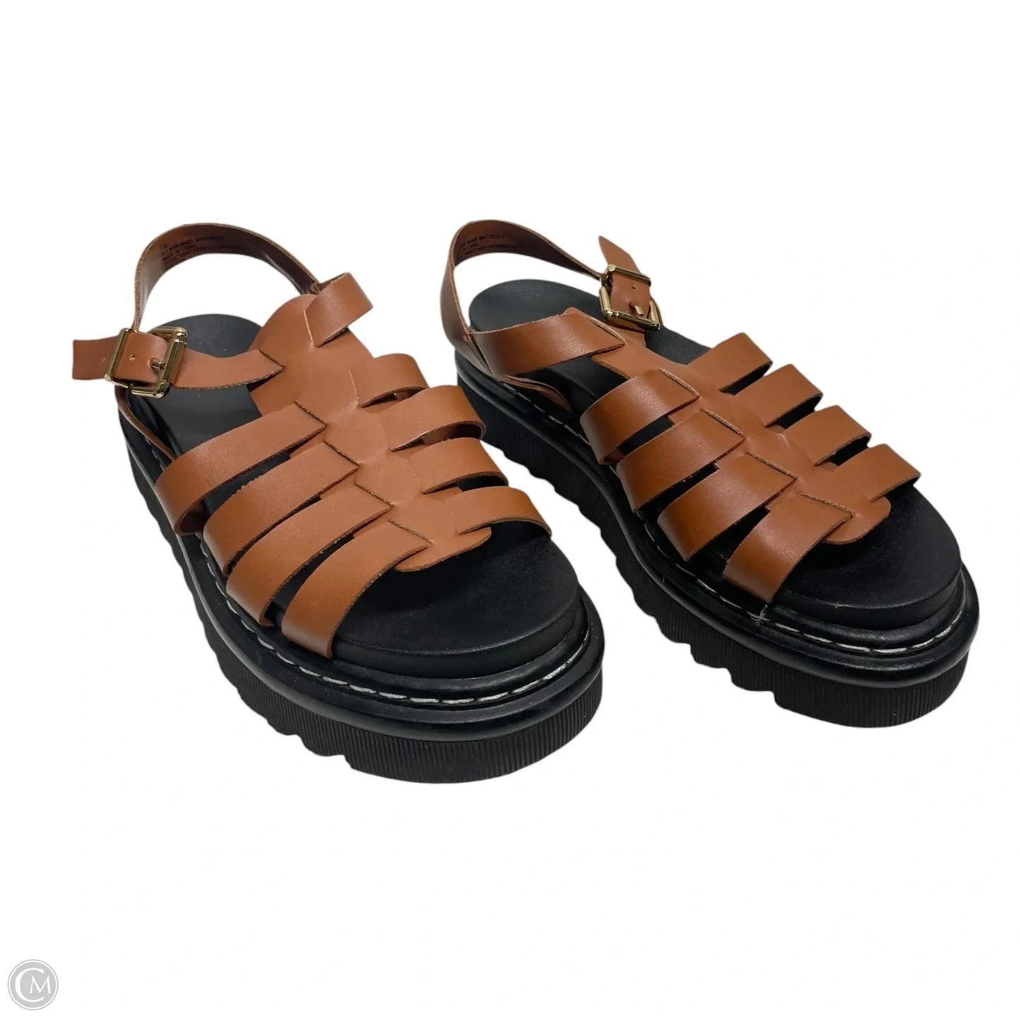 Sandals Heels Block By A New Day In Brown, Size: 5.5