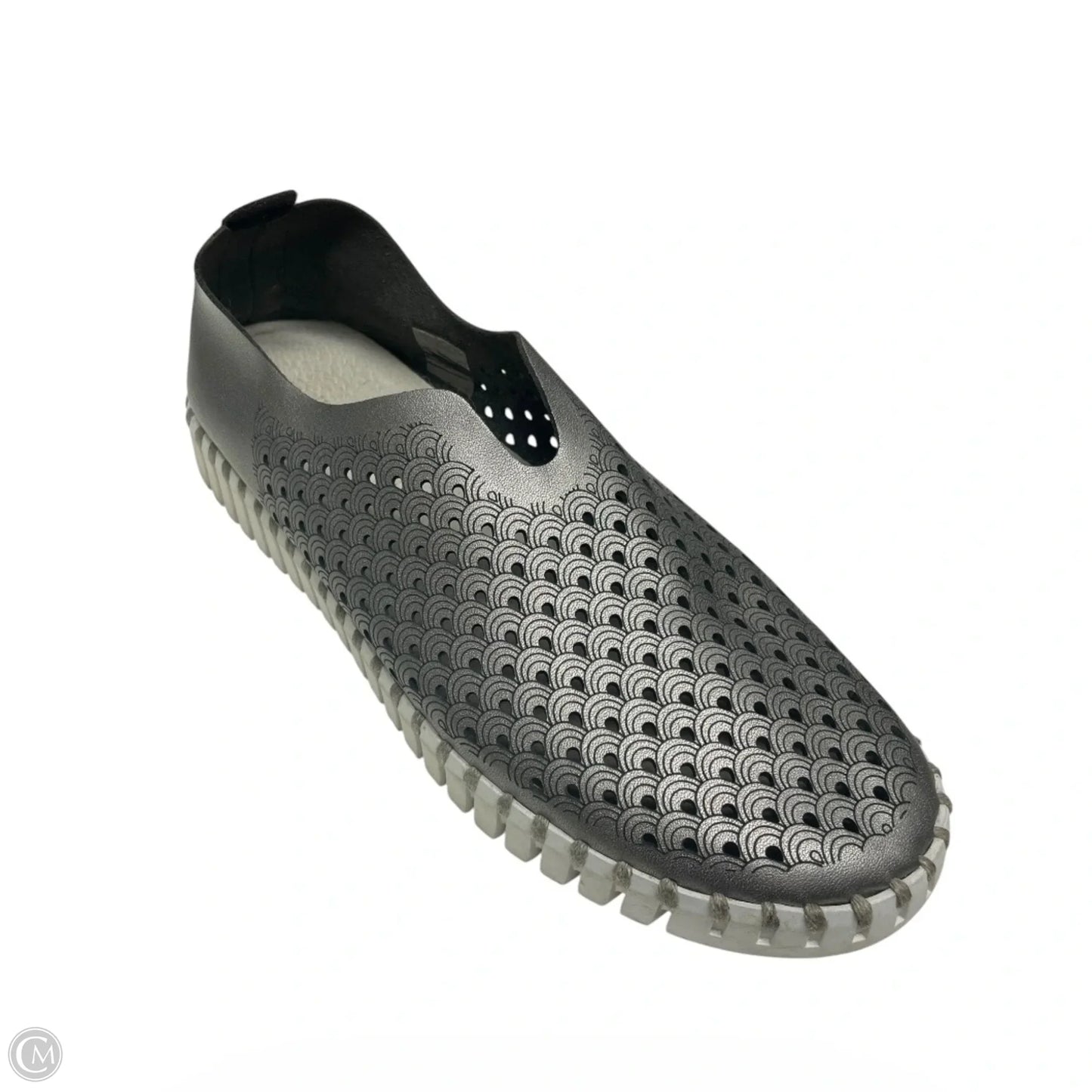 Shoes Flats By ILSE JACOBSEN In Silver, Size: 5.5