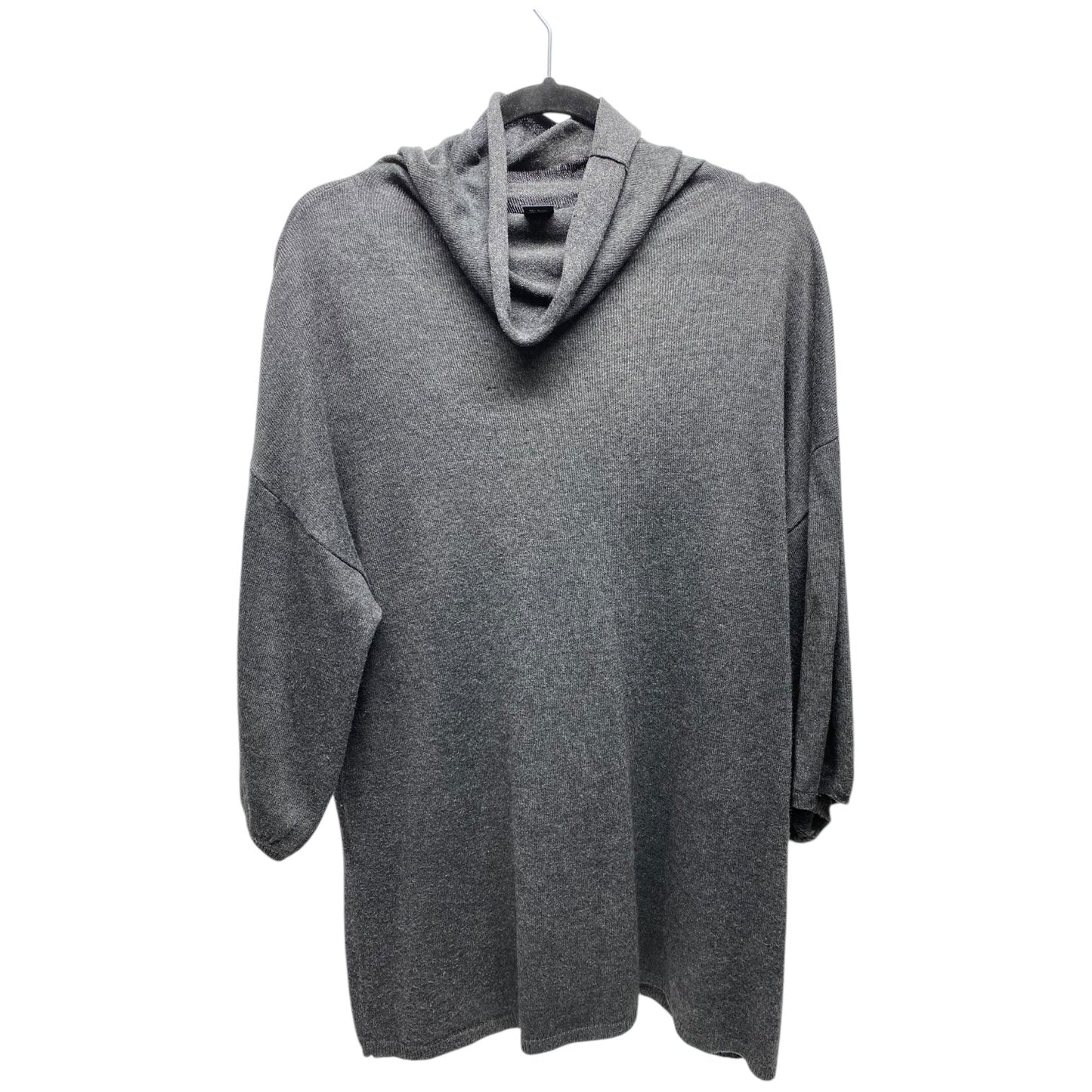 Sweater By Ann Taylor In Grey, Size: L