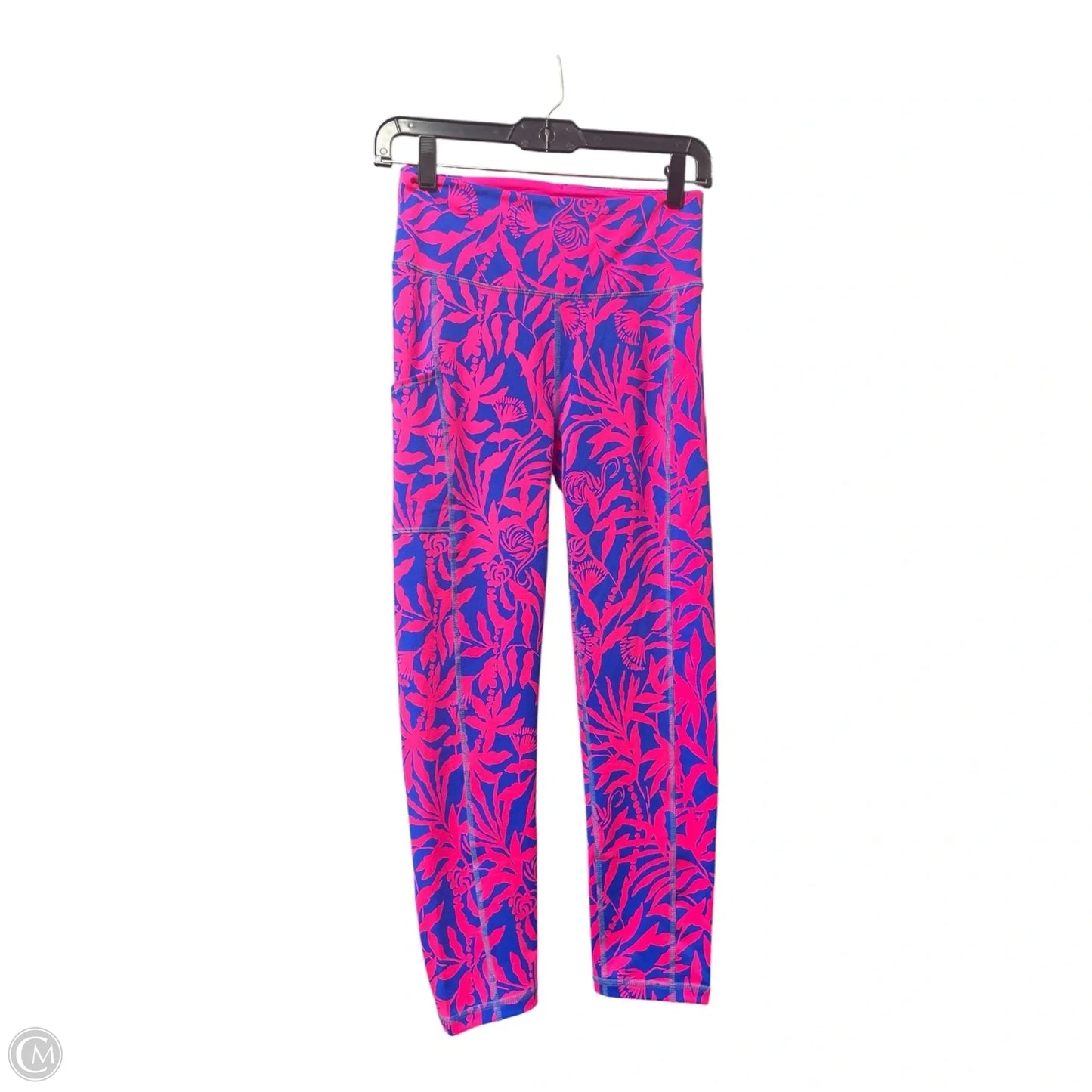 Pants Designer By Lilly Pulitzer In Blue & Pink, Size: S