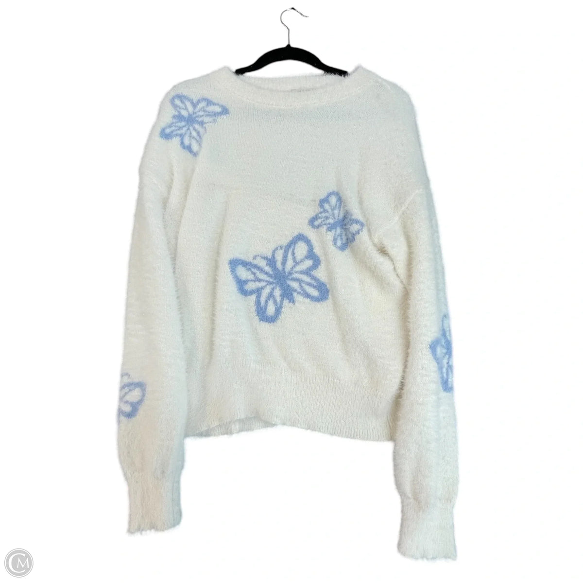Sweater By Major Label Group In Ivory, Size: M