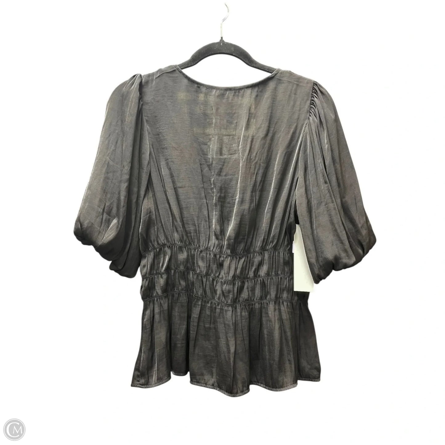 Blouse Short Sleeve By Marc New York In Black, Size: S