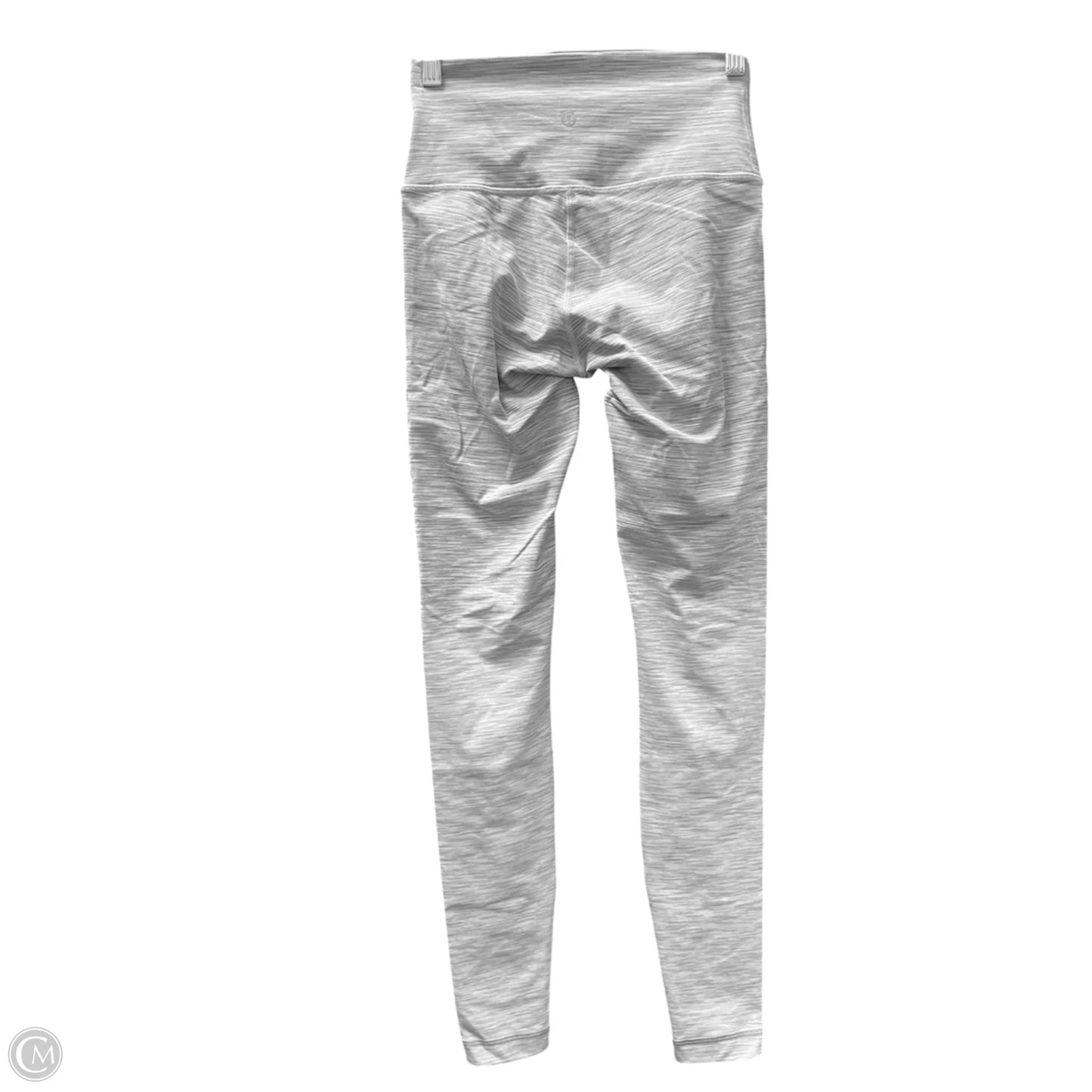 Athletic Leggings By Lululemon In Grey & White, Size: 4