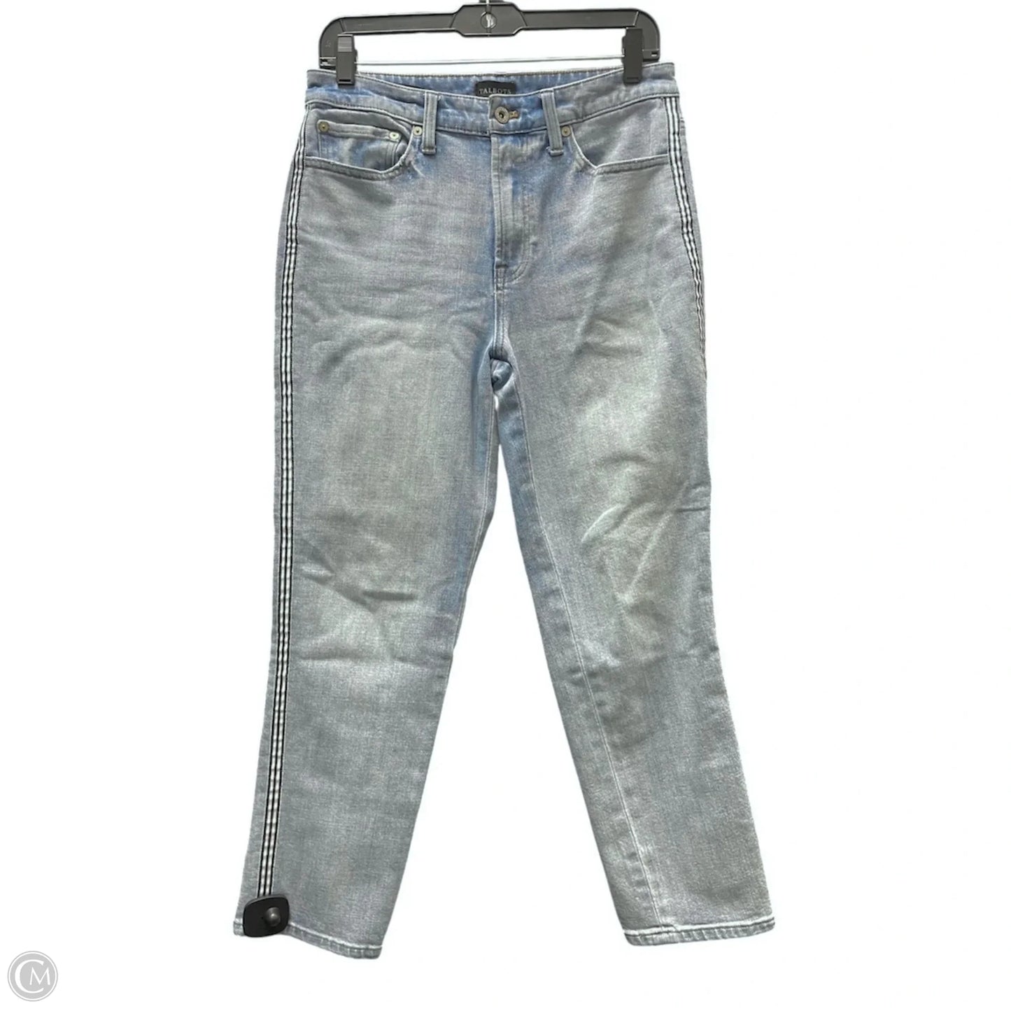 Jeans Straight By Talbots In Blue Denim, Size: 4
