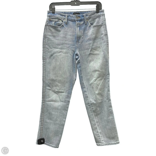 Jeans Straight By Talbots In Blue Denim, Size: 4