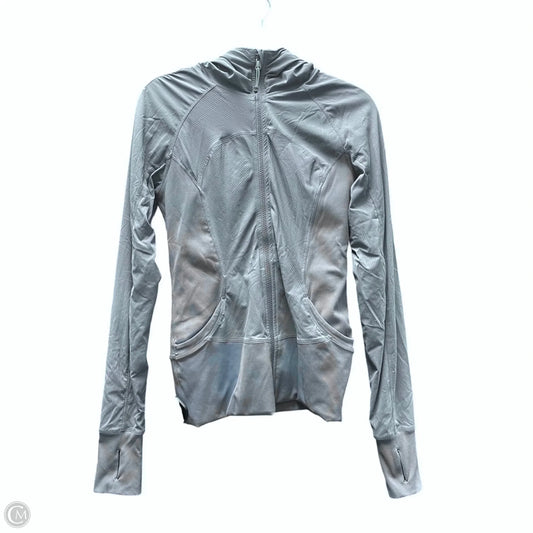 Athletic Jacket By Lululemon In Blue, Size: M