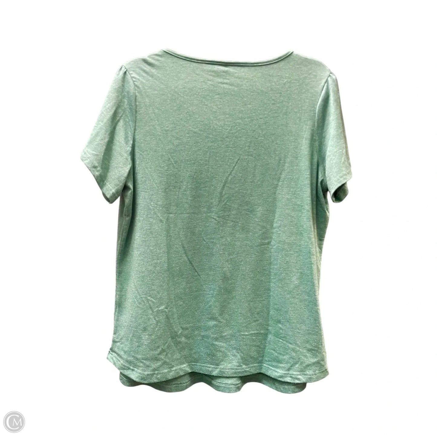 Top Short Sleeve By Clothes Mentor In Green, Size: L