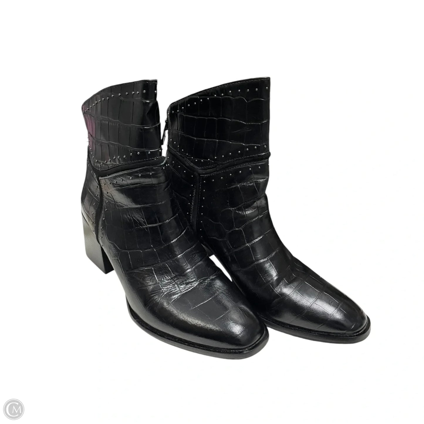 Boots Ankle Heels By Donald Pliner In Black, Size: 9