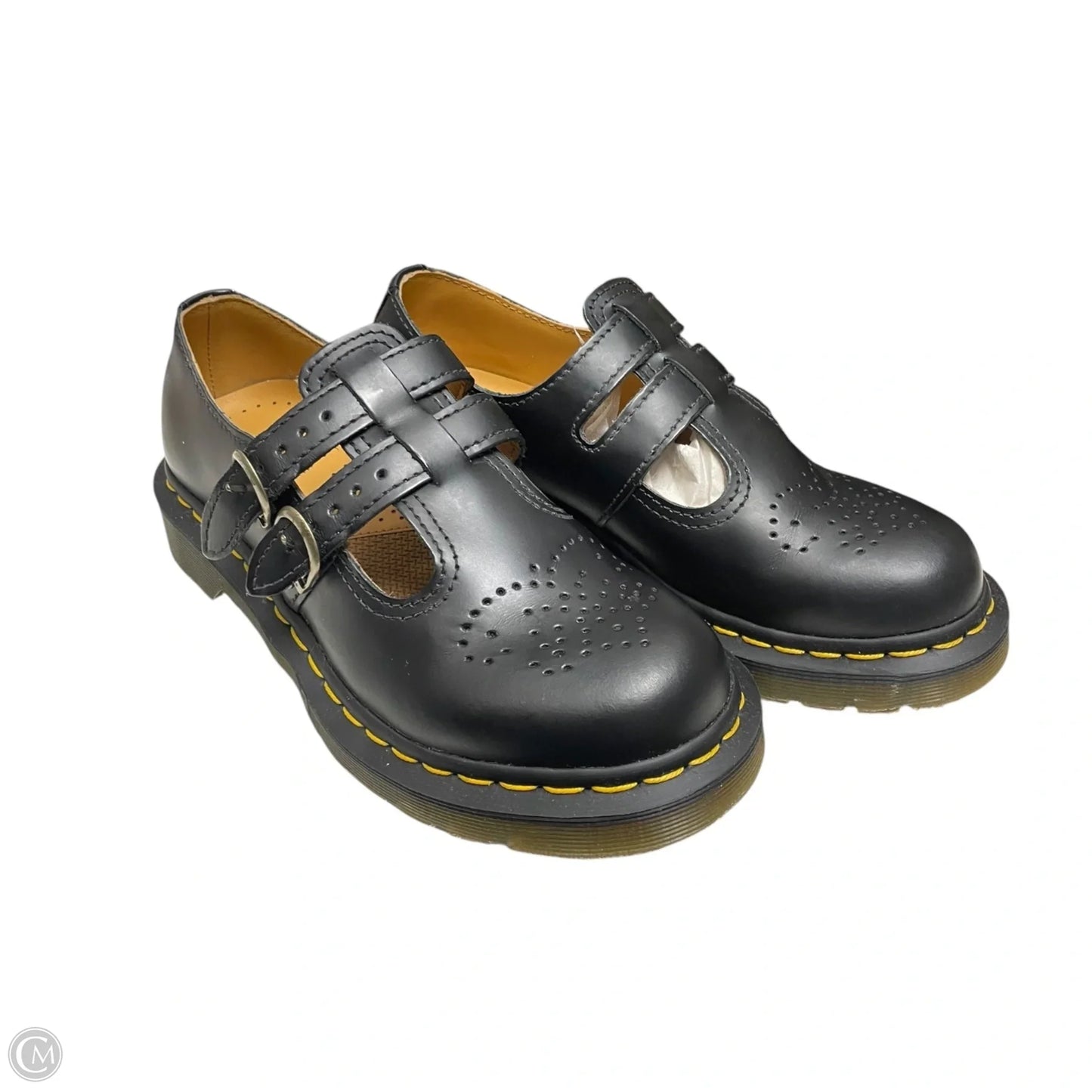 Shoes Flats By Dr Martens In Black, Size: 7