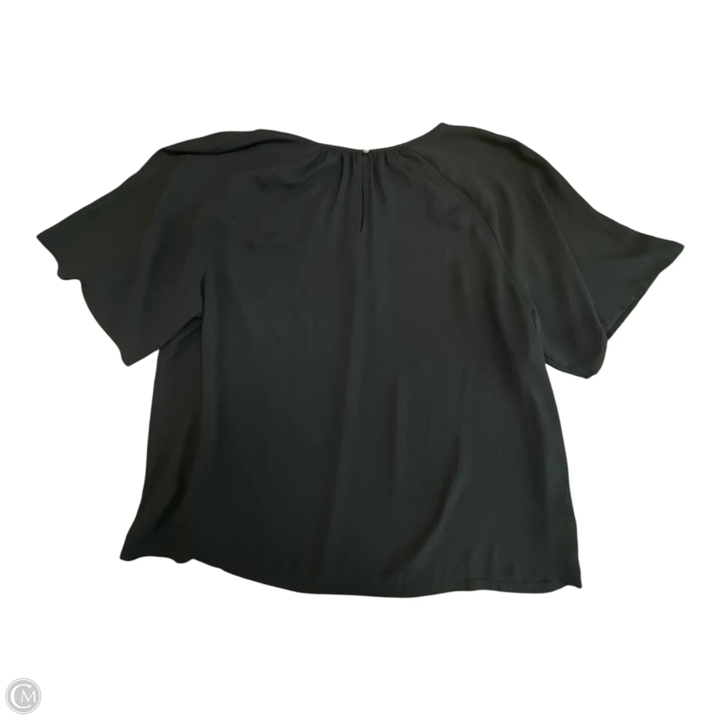 Blouse Short Sleeve By Loft In Navy, Size: Xl
