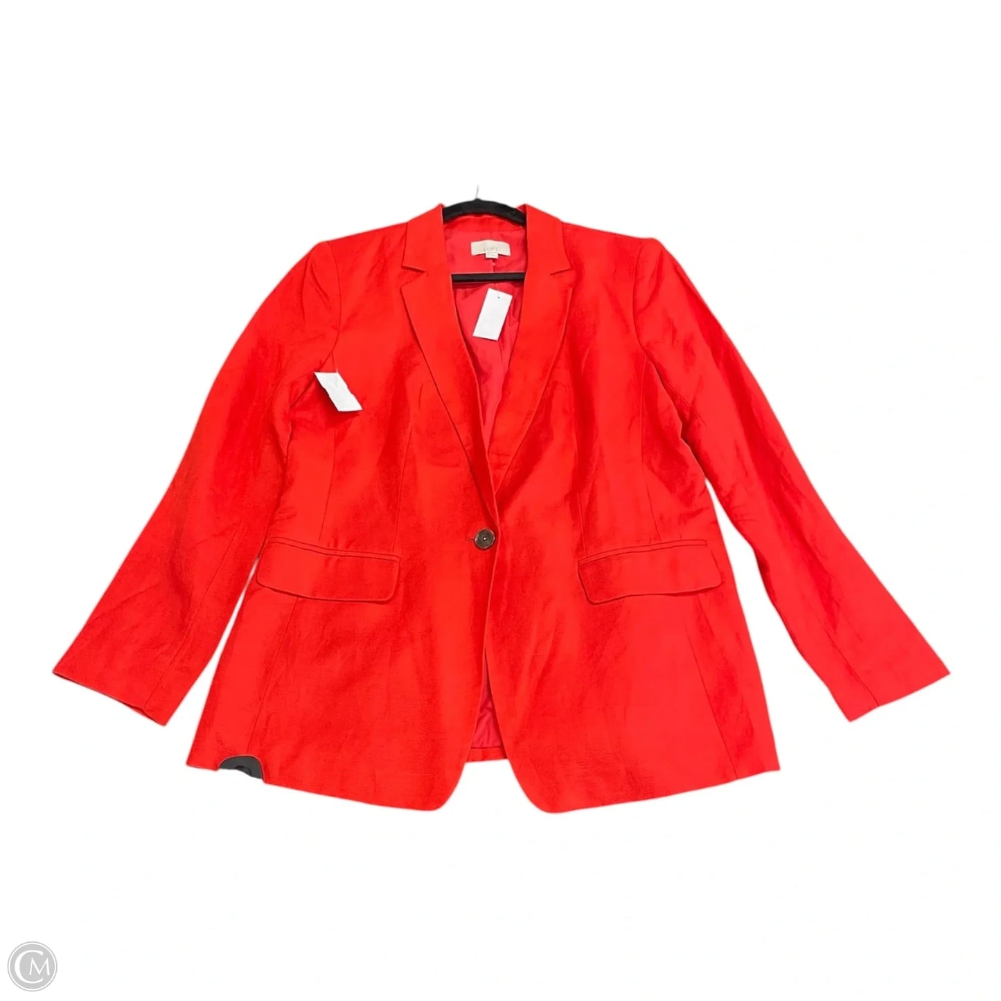 Blazer By Loft In Red, Size: 10