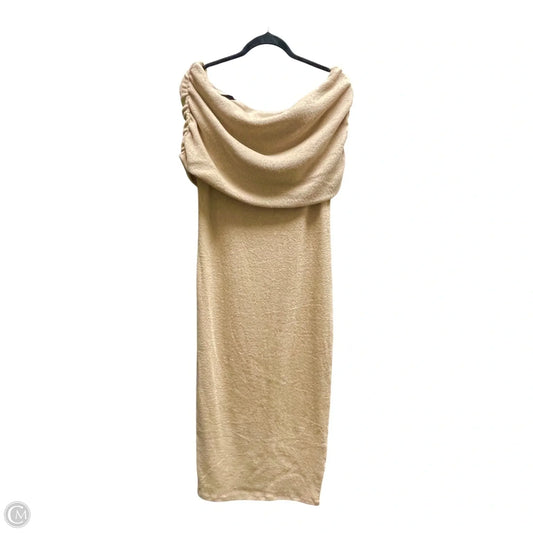 Dress Casual Short By H&m In Tan, Size: M