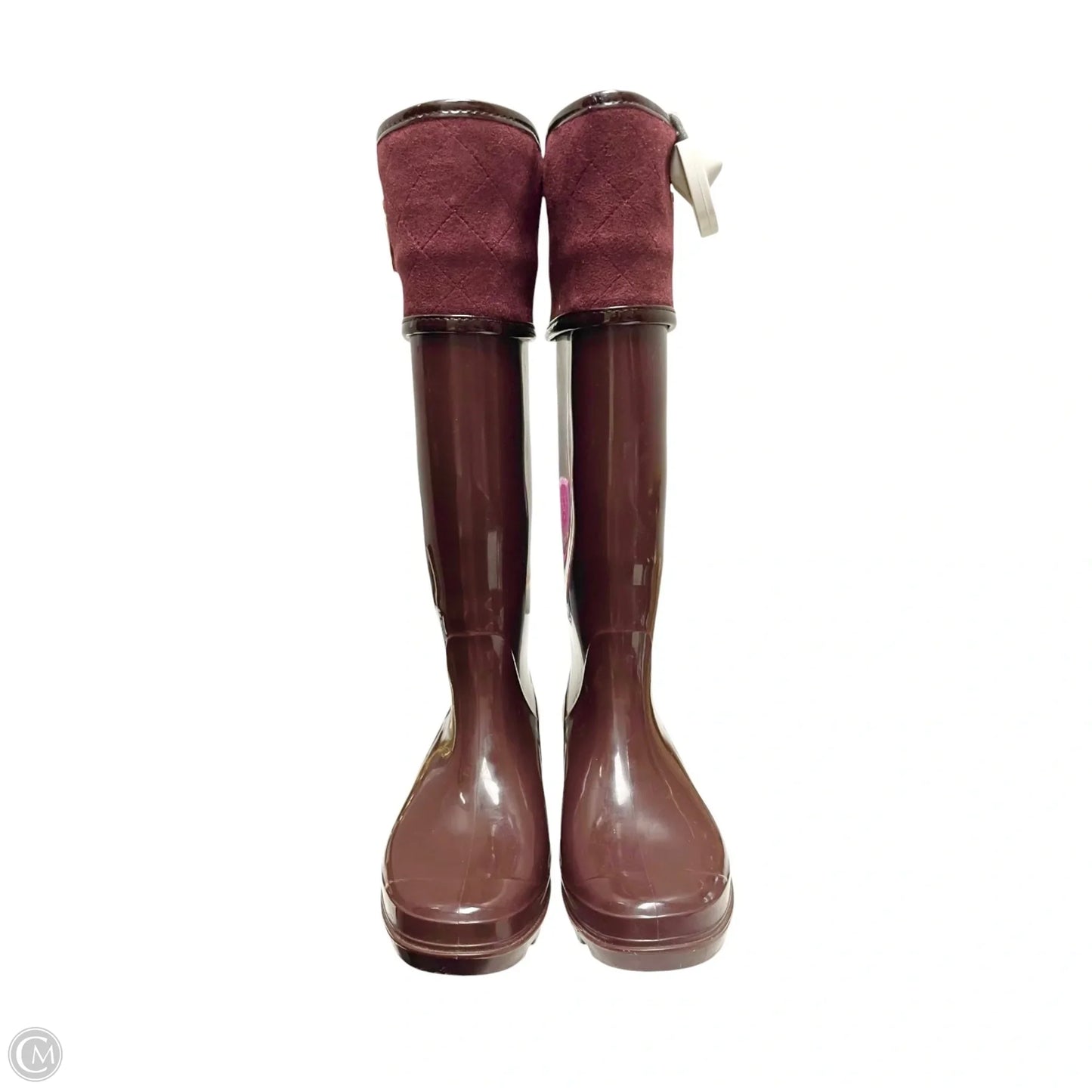 Boots Rain By Tommy Hilfiger In Maroon, Size: 5