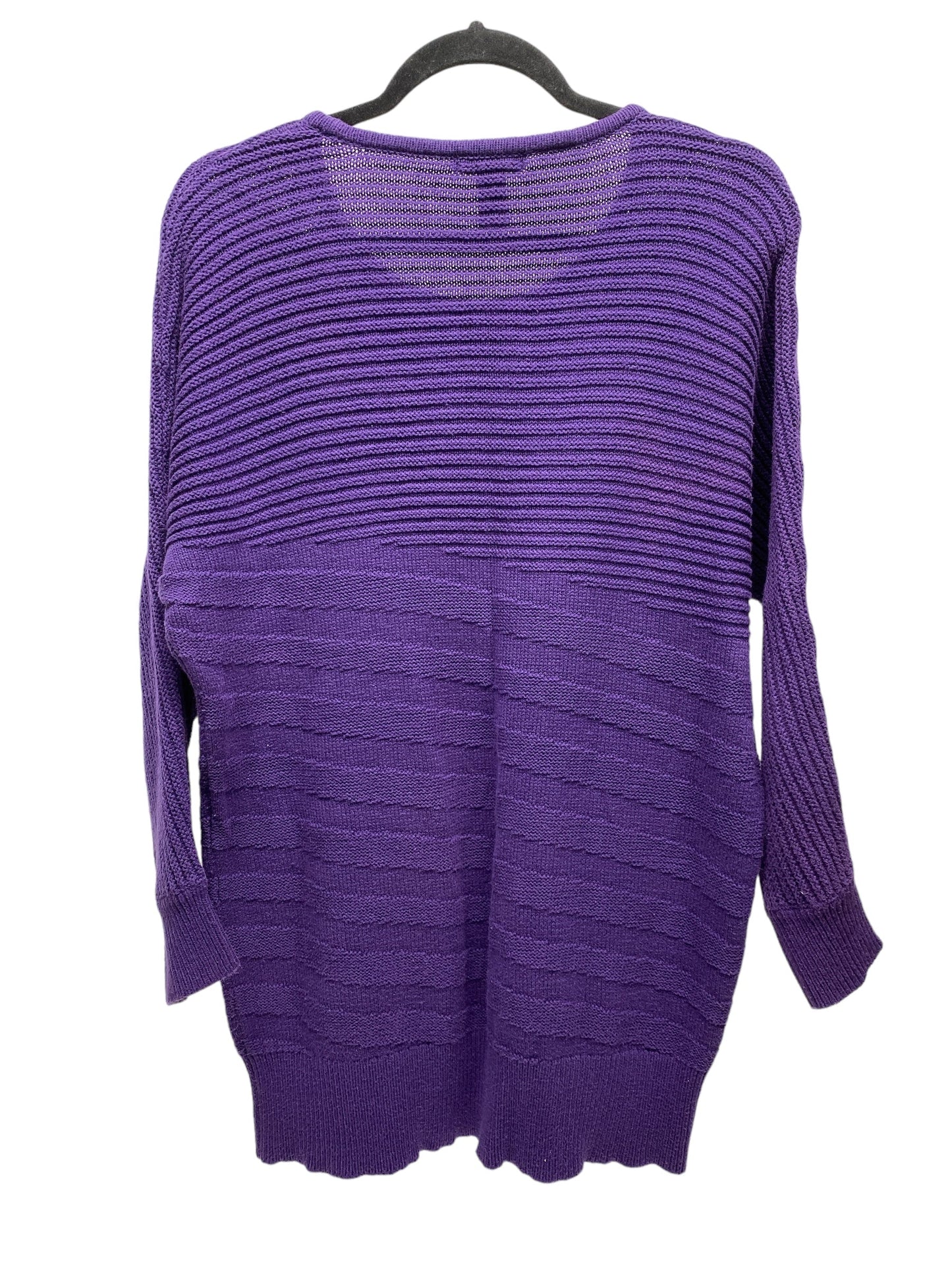 Sweater By Alfani In Purple, Size: M