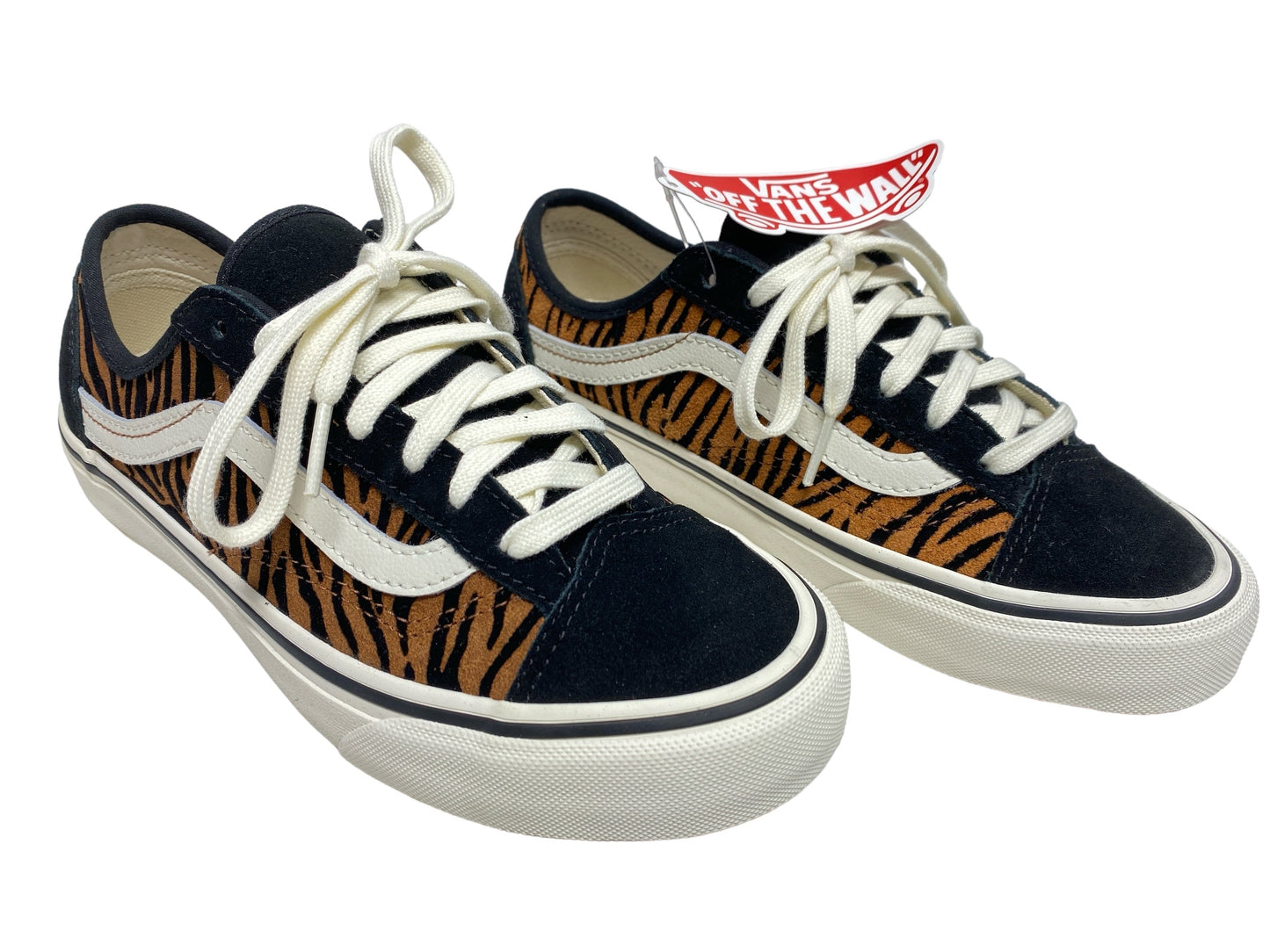 Shoes Athletic By Vans In Animal Print, Size: 5.5