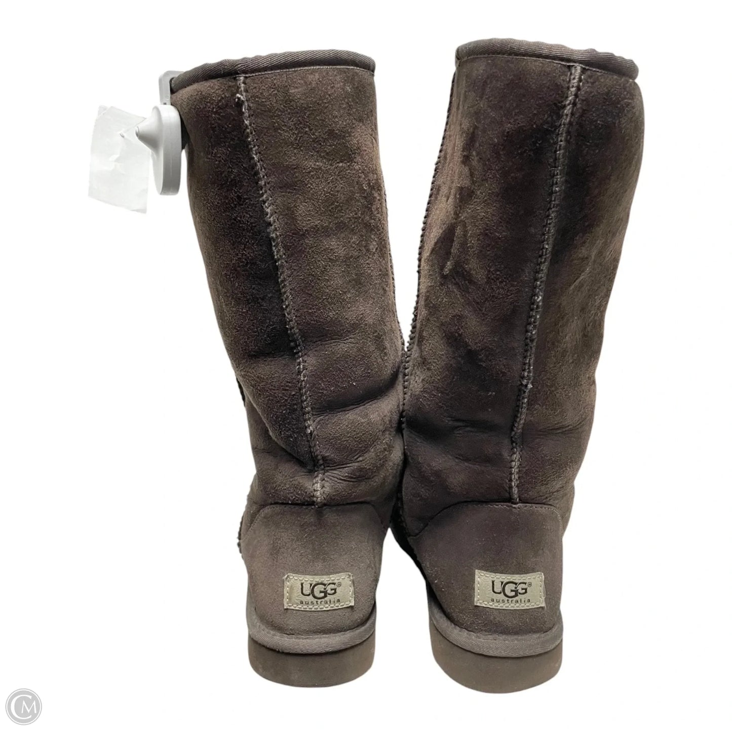 Boots Designer By Ugg In Brown, Size: 10