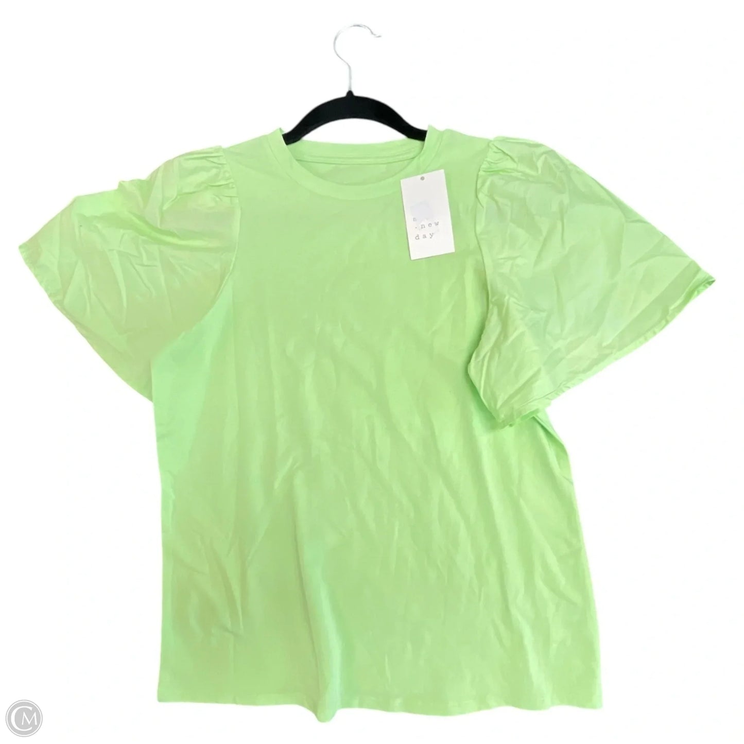 Top Short Sleeve By A New Day In Green, Size: Xs