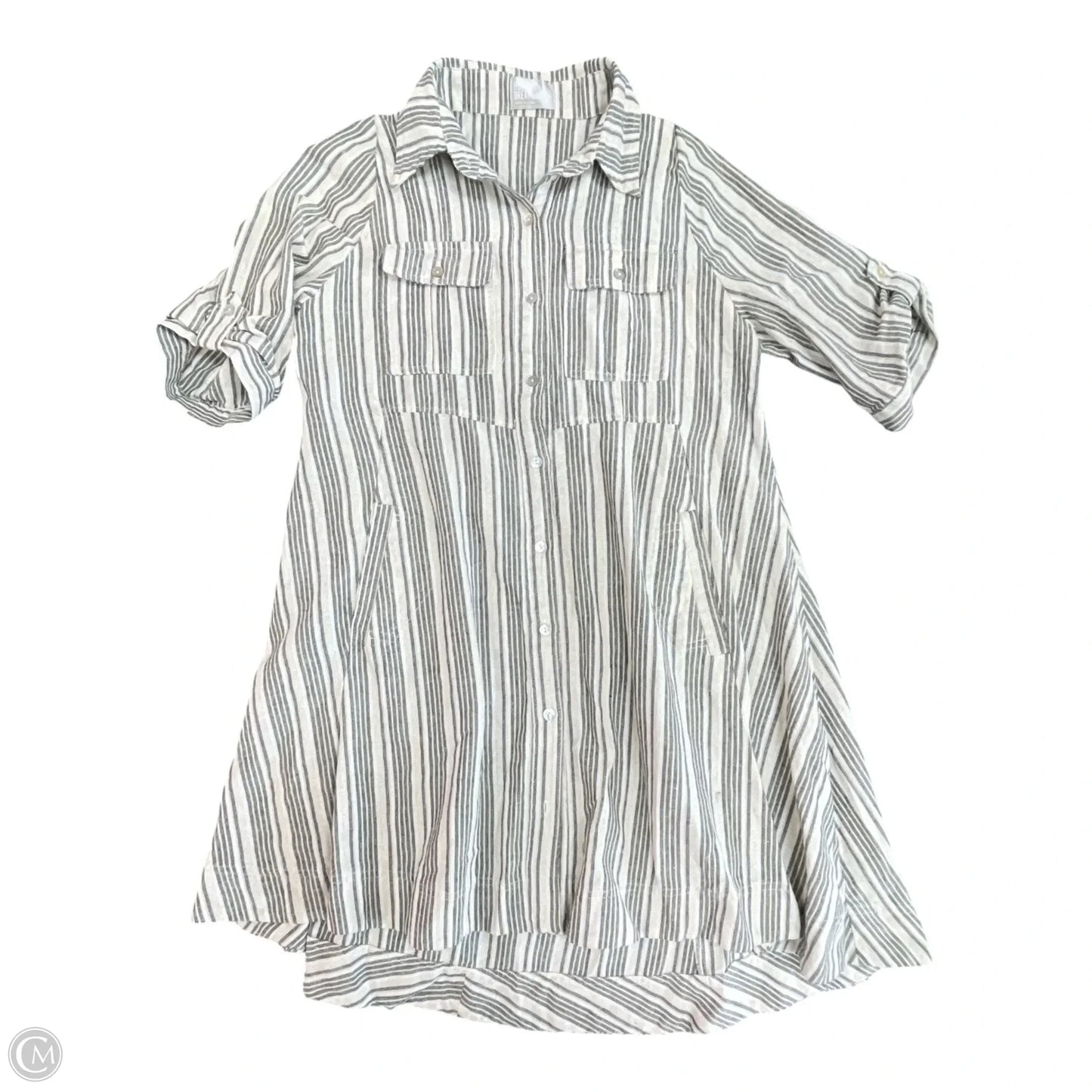 Dress Casual Short By HEROES & DREAMERS In Striped Pattern, Size: S