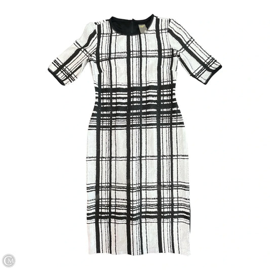 Dress Casual Short By Taylor In Black & White, Size: M