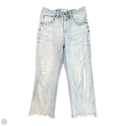 Jeans Straight By A Loves A In Blue Denim, Size: 4
