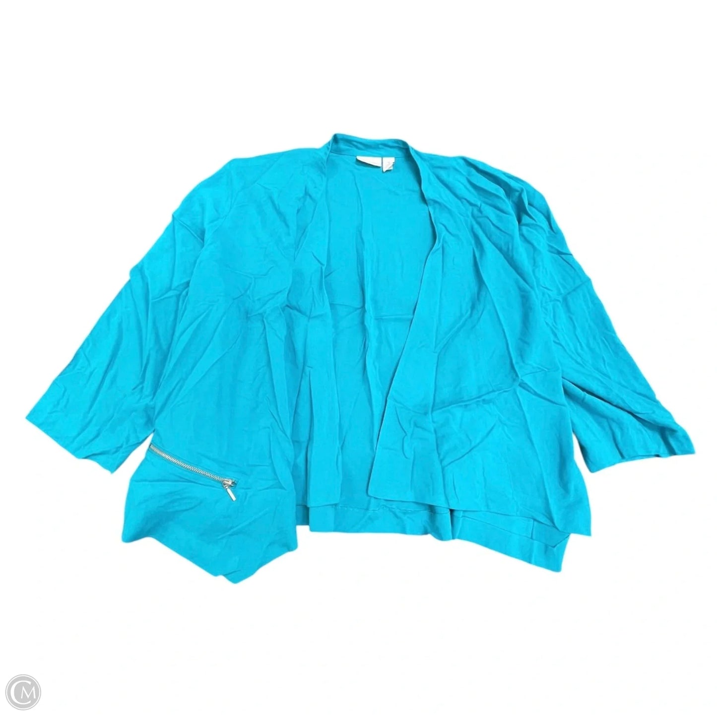 Cardigan By Chicos In Blue, Size: Xl