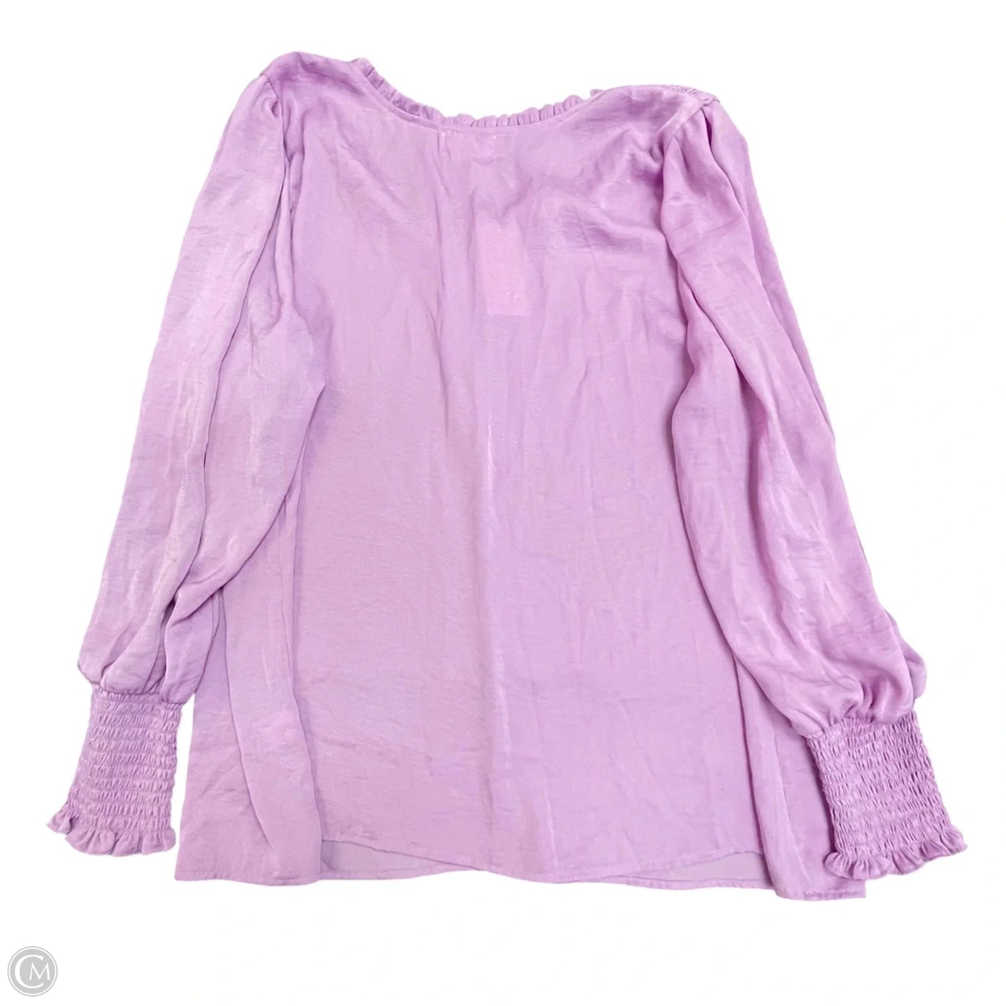 Top Long Sleeve By Melloday In Purple, Size: 2x