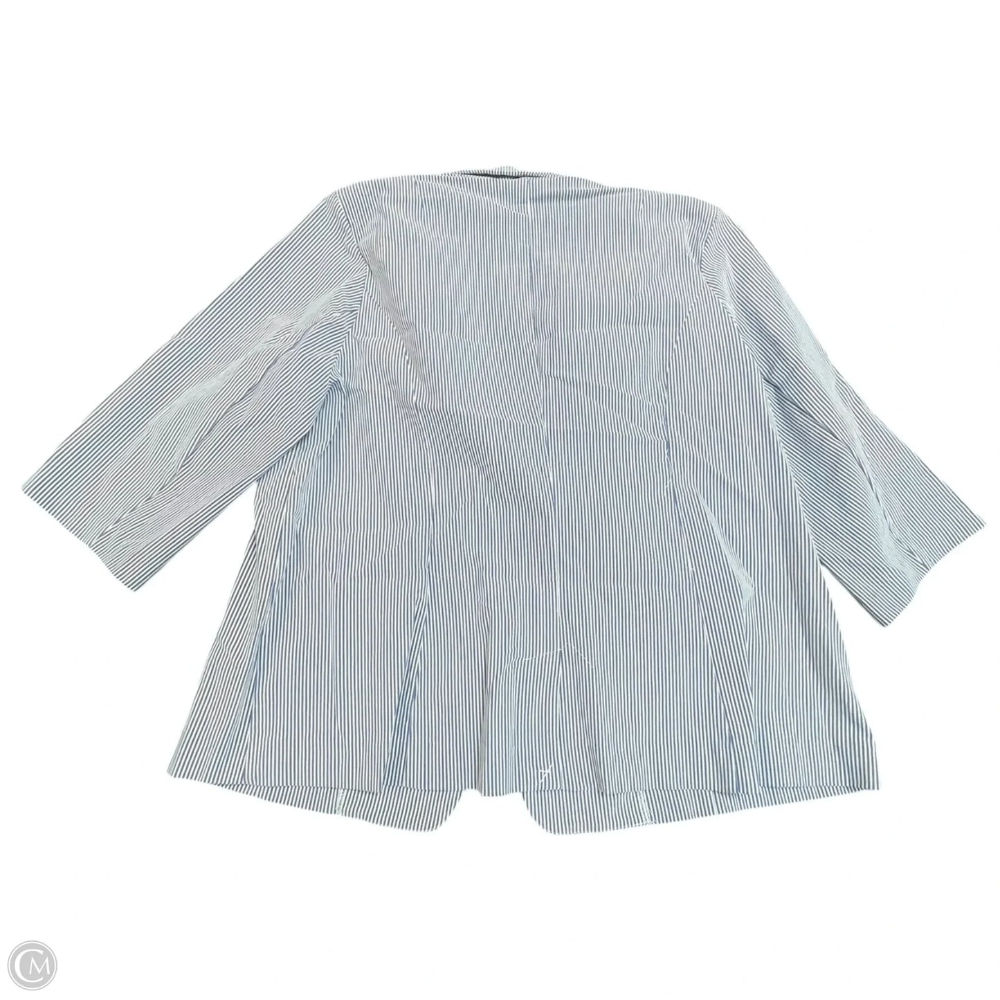 Blazer By Cato In Striped Pattern, Size: Xl