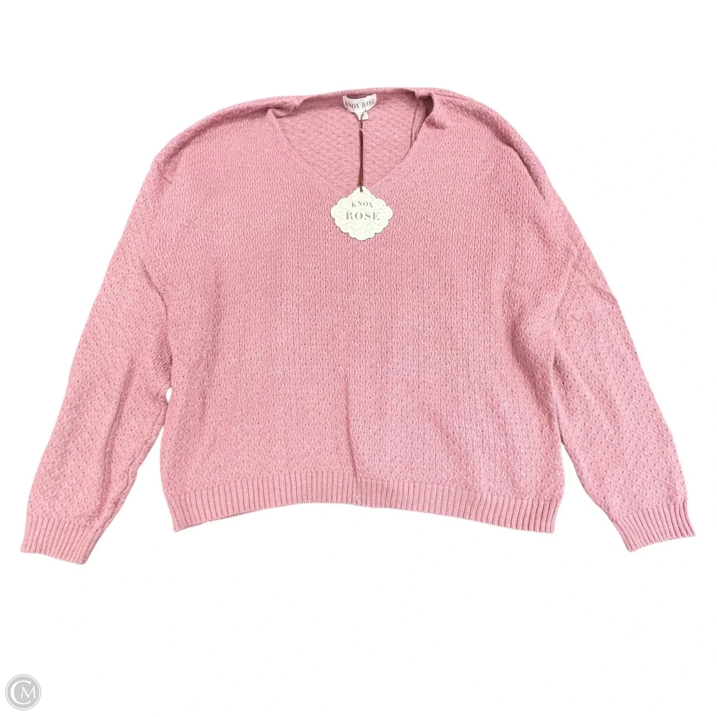 Sweater By Knox Rose In Mauve, Size: 2x