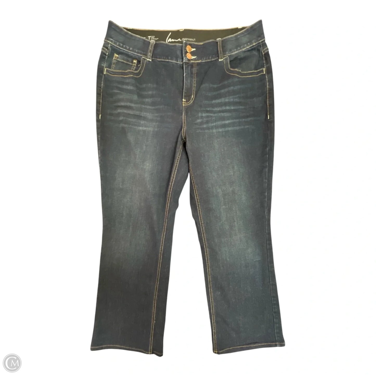 Jeans Boot Cut By Lane Bryant In Blue Denim, Size: 16