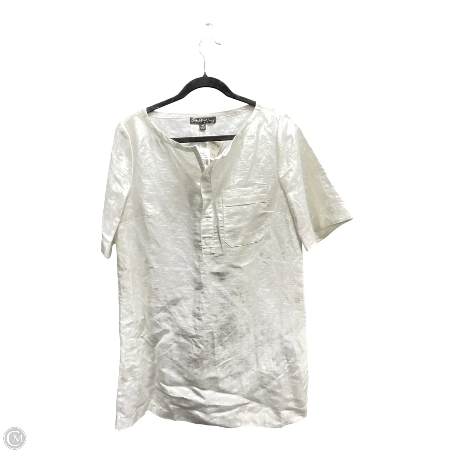 Dress Casual Short By Elizabeth And James In Ivory, Size: L