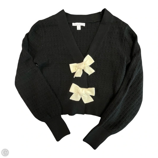 Cardigan By And Now This In Black & Cream, Size: Xs