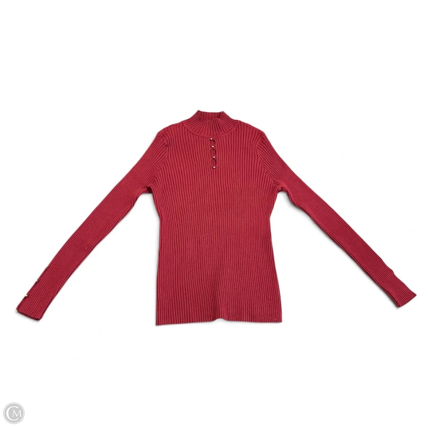 Sweater By Belldini In Maroon, Size: Xl