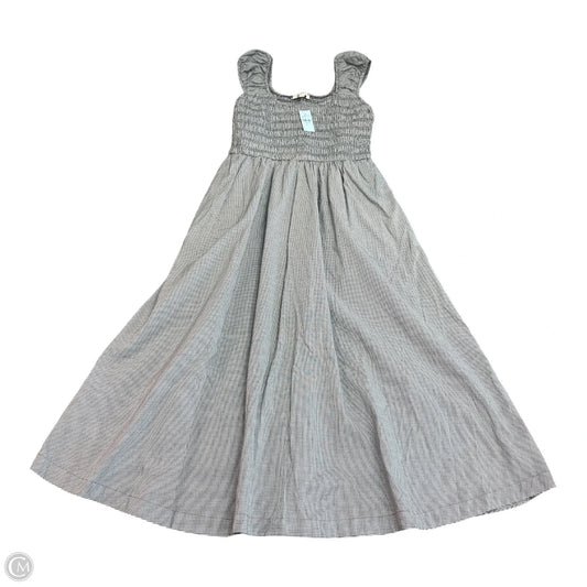 Dress Casual Midi By Loft In Black & White, Size: Mp