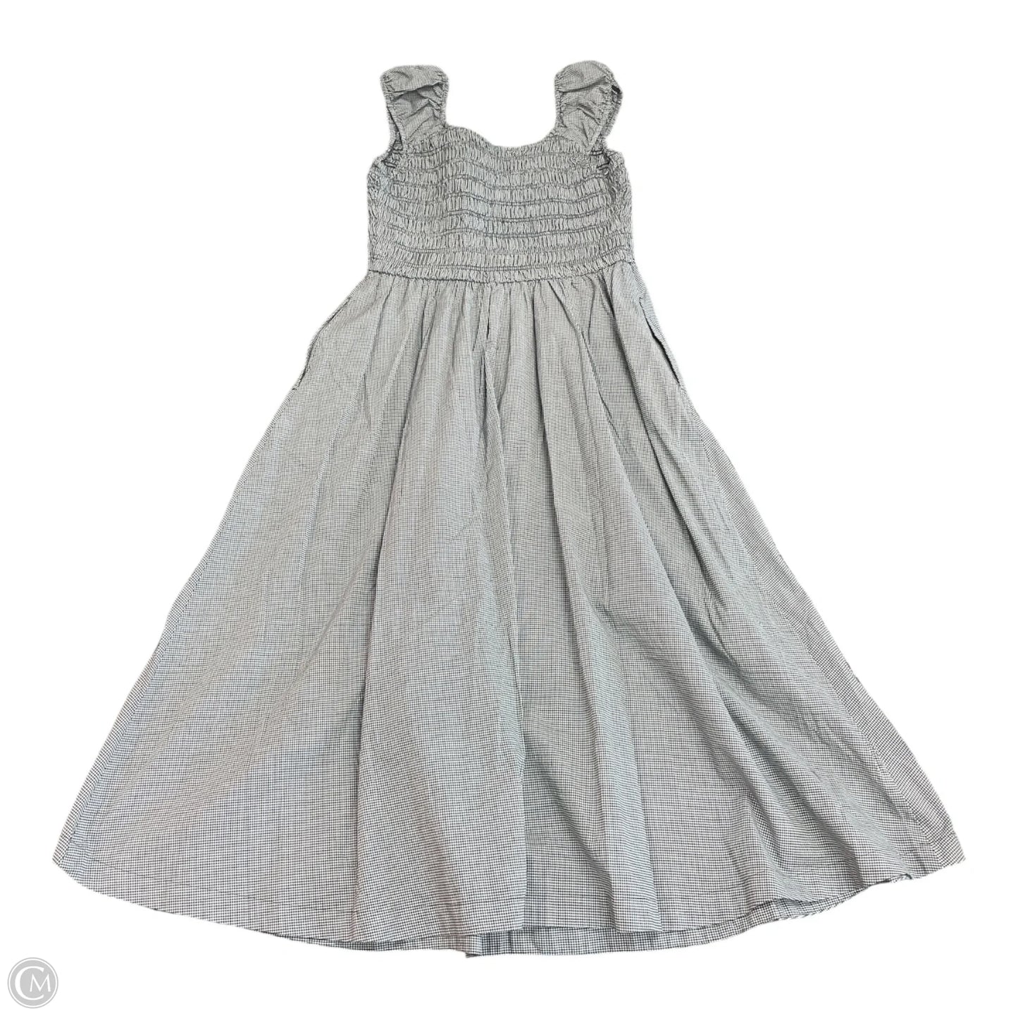 Dress Casual Midi By Loft In Black & White, Size: Mp