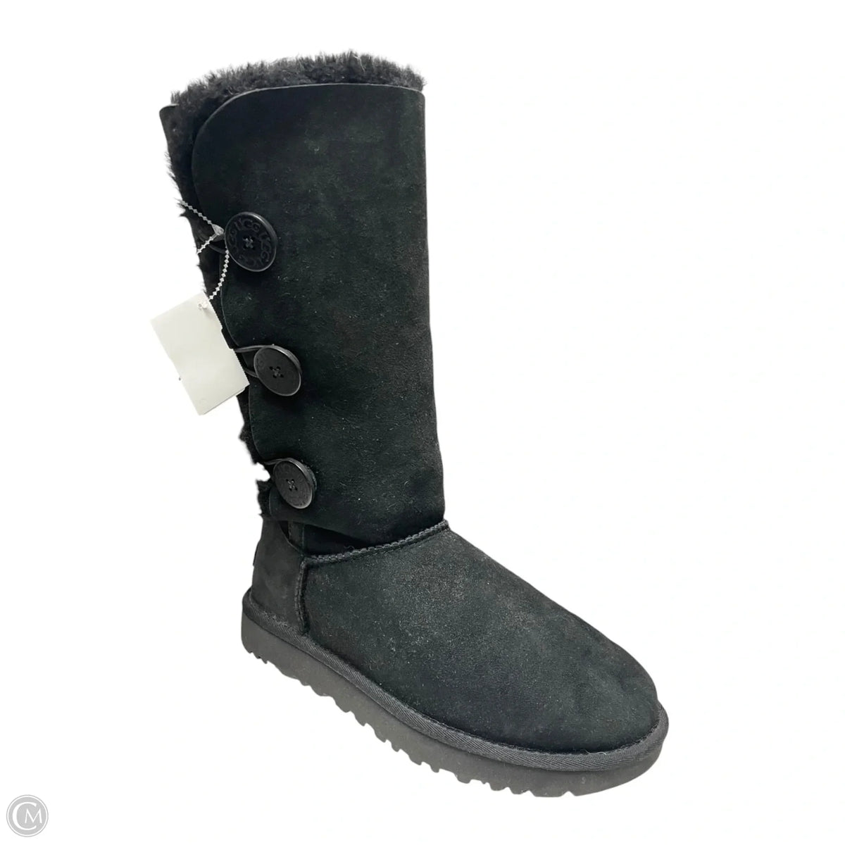 Boots Designer By Ugg In Black, Size: 8
