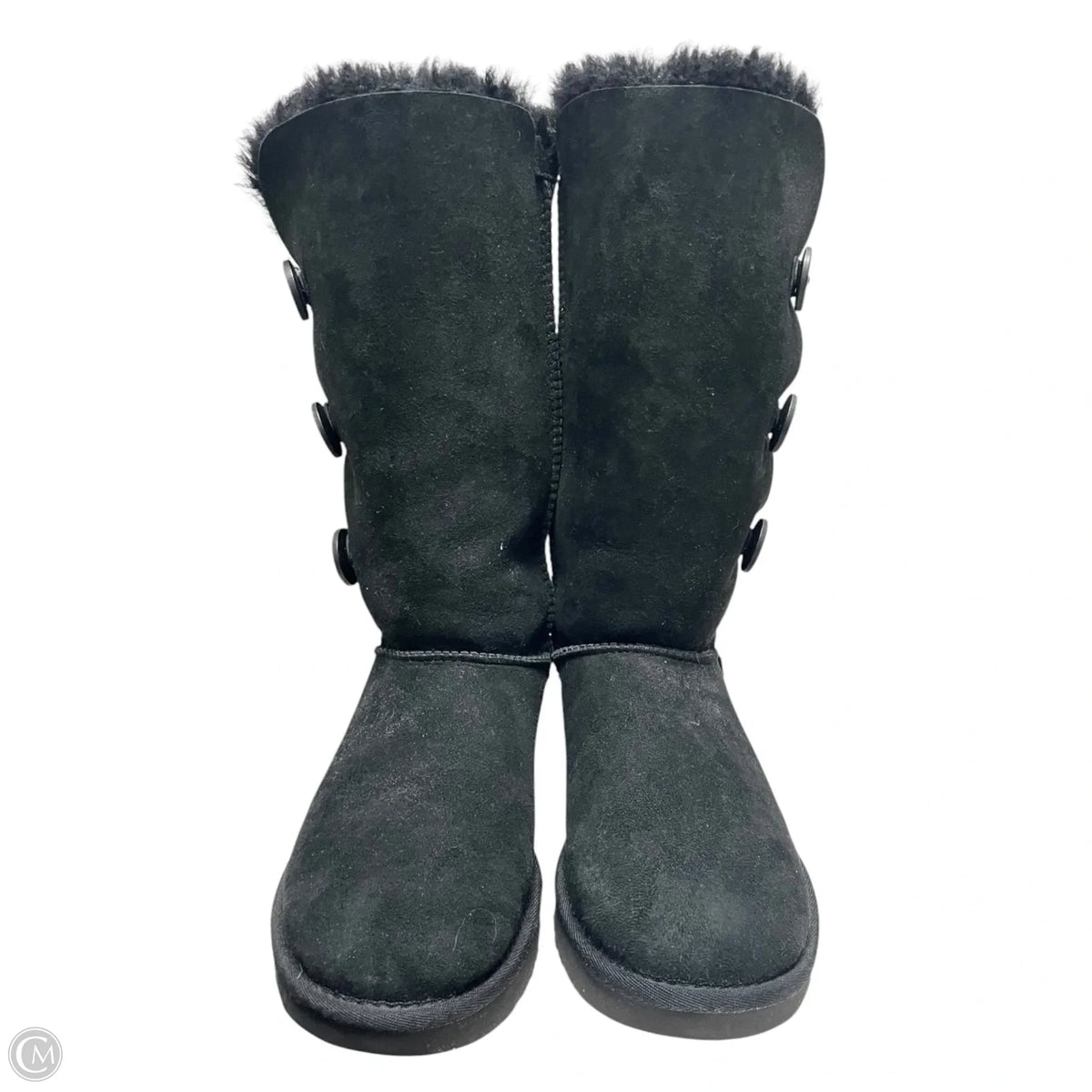 Boots Designer By Ugg In Black, Size: 8