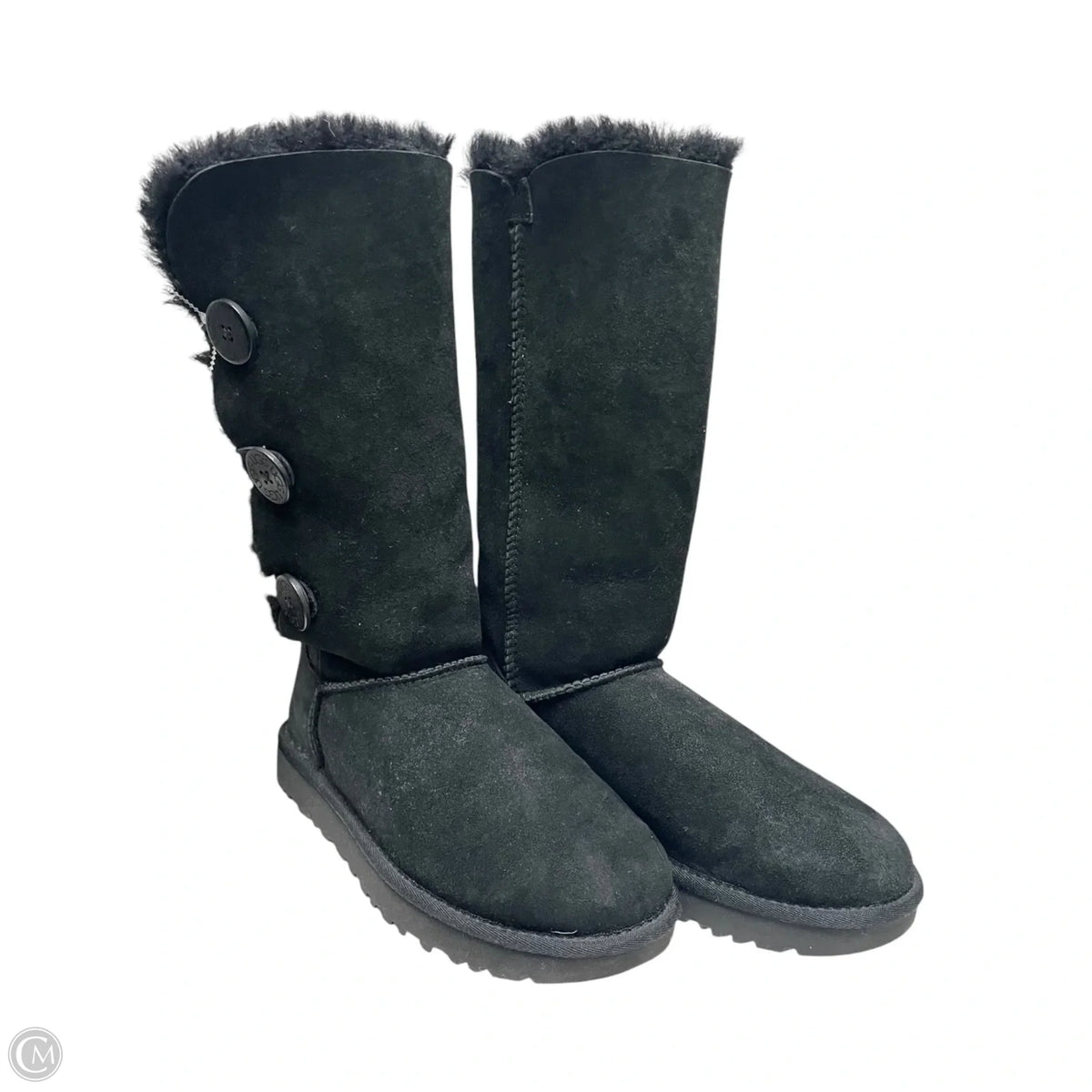 Boots Designer By Ugg In Black, Size: 8