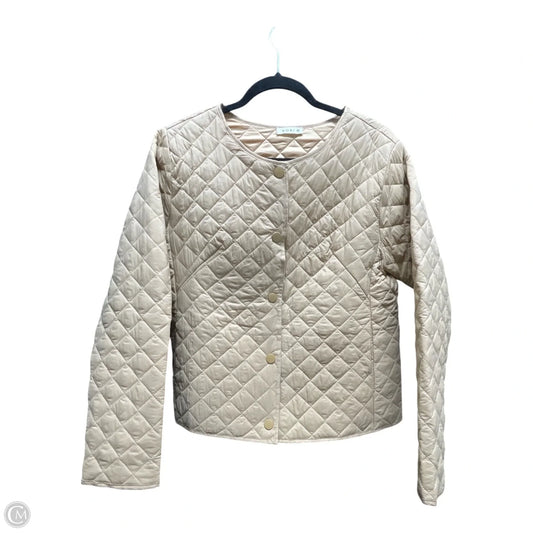 Jacket Puffer & Quilted By Kori America In Tan, Size: M