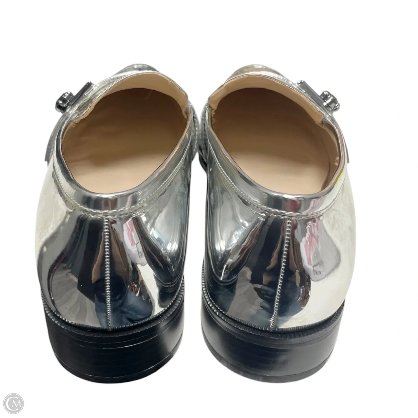 Shoes Flats By Nine West In Silver, Size: 9