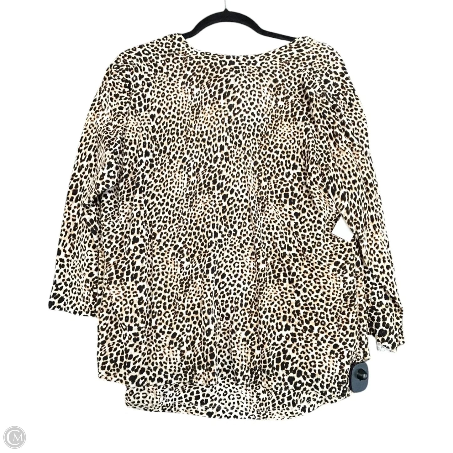 Sweater 2pc By Chicos In Animal Print, Size: L