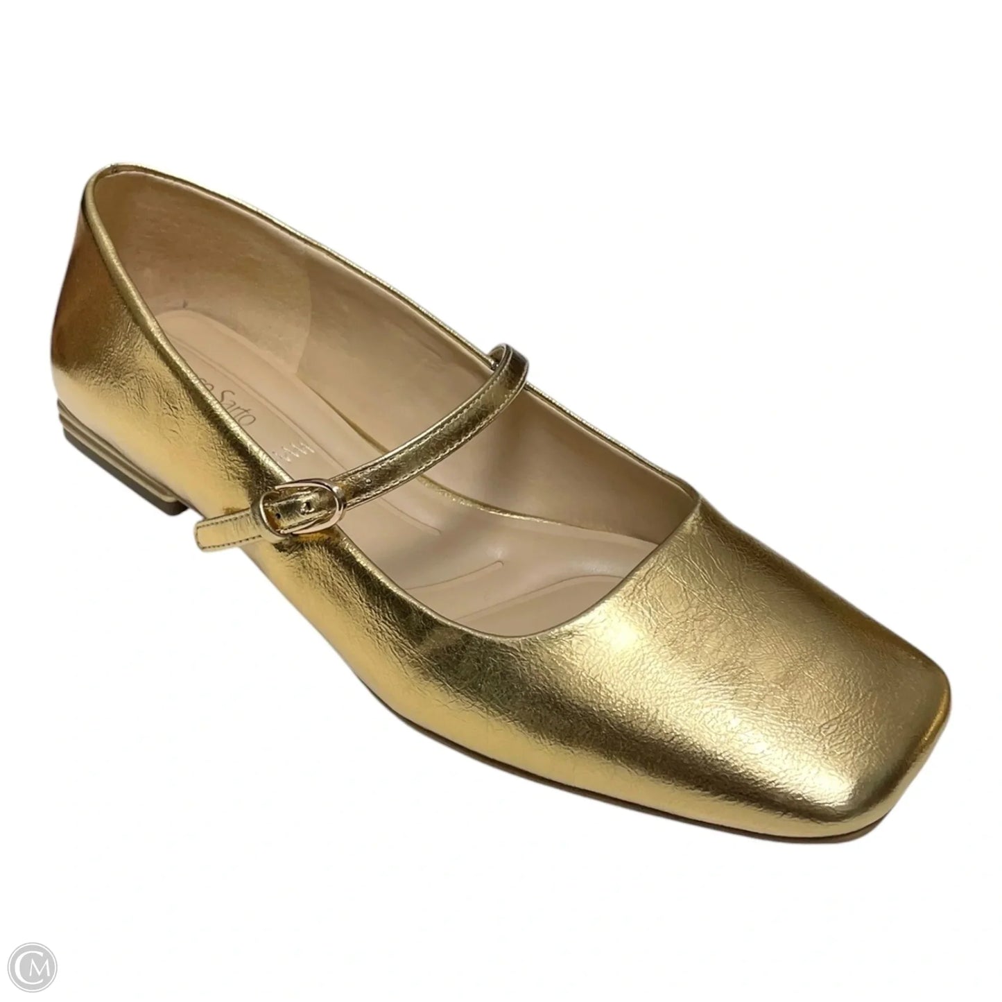 Shoes Flats By Franco Sarto In Gold, Size: 8