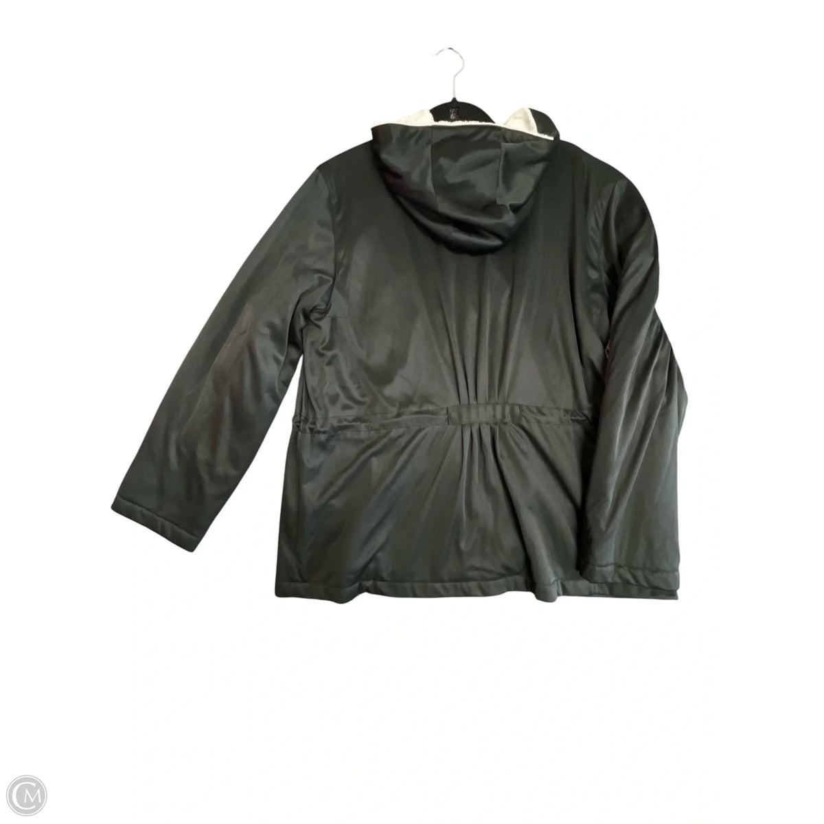Coat Raincoat By Weatherproof In Black, Size: Xl