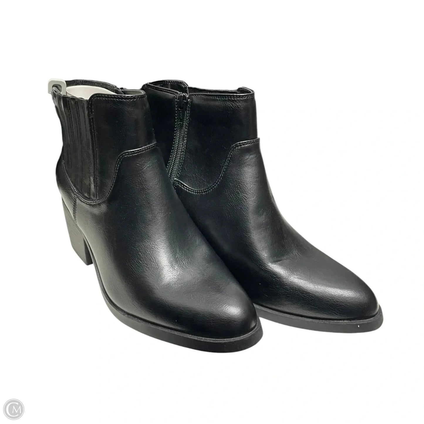 Boots Ankle Heels By Old Navy In Black, Size: 9